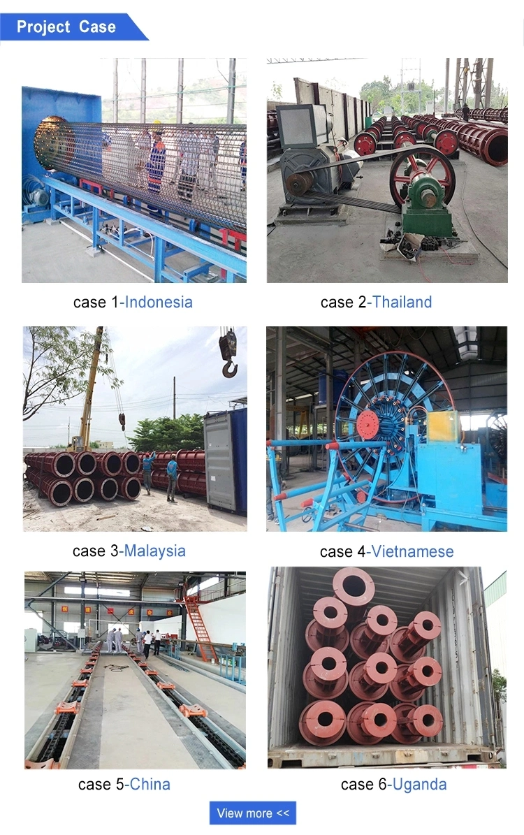 Square Shape Concrete Spun Pile Steel Mould