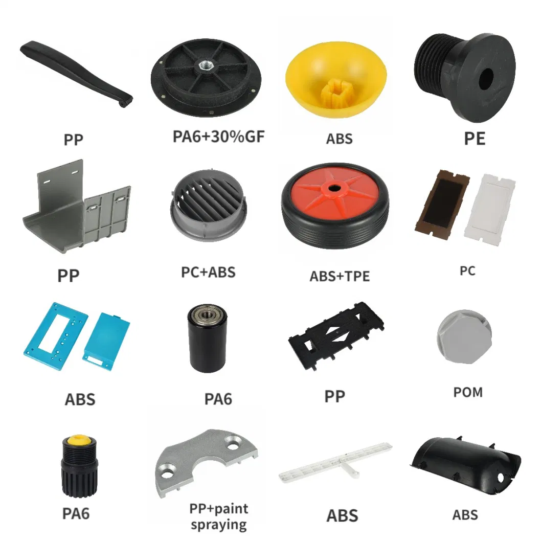China Manufacturer Custom Injection Molding ABS/PP/PA6 Plastic Parts