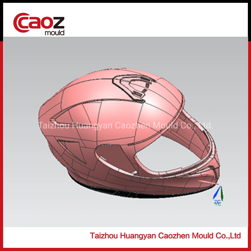 Plastic Helmet Injection Mould with Visor Mechanism Outer Plate