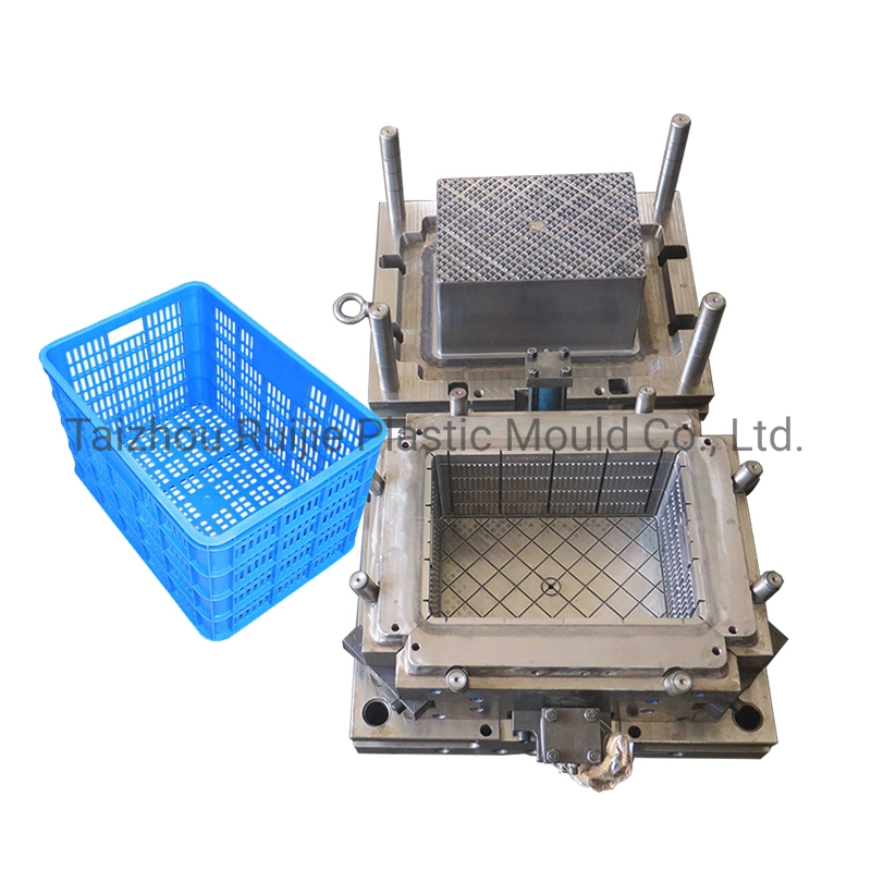 Custom Precious Plastic Resin Crate Mold Tool Storage Turnover Box Injection Mould