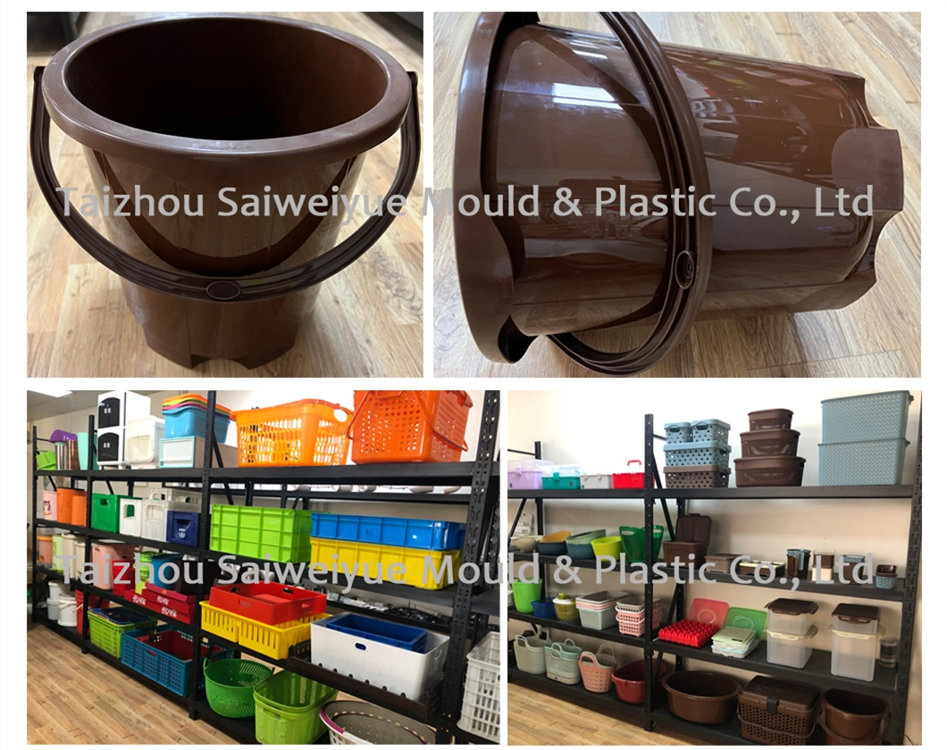 Plastic Paint Bucket Mold Resin Pail Moulding Grease Oil Container Injection Mould