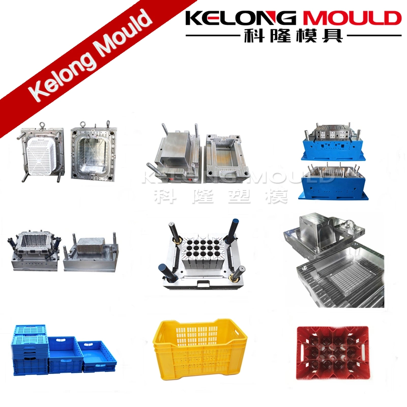 HDPE Fruit and Vegetable Crate Mould Plastic Injection Mould