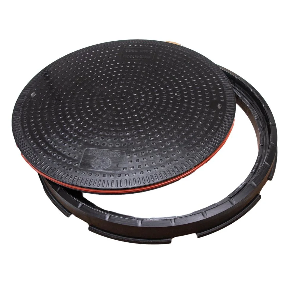 En124 D400 Resin Reinforced Fibre Composite 90cm Manhole Cover / Plastic Well Mould