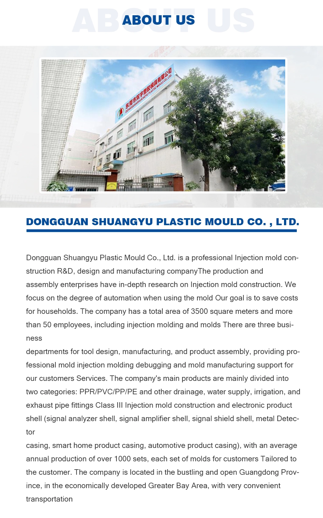 Profession PVC PE PPR Core Pipe Fitting Mould Plastic Injection Molds