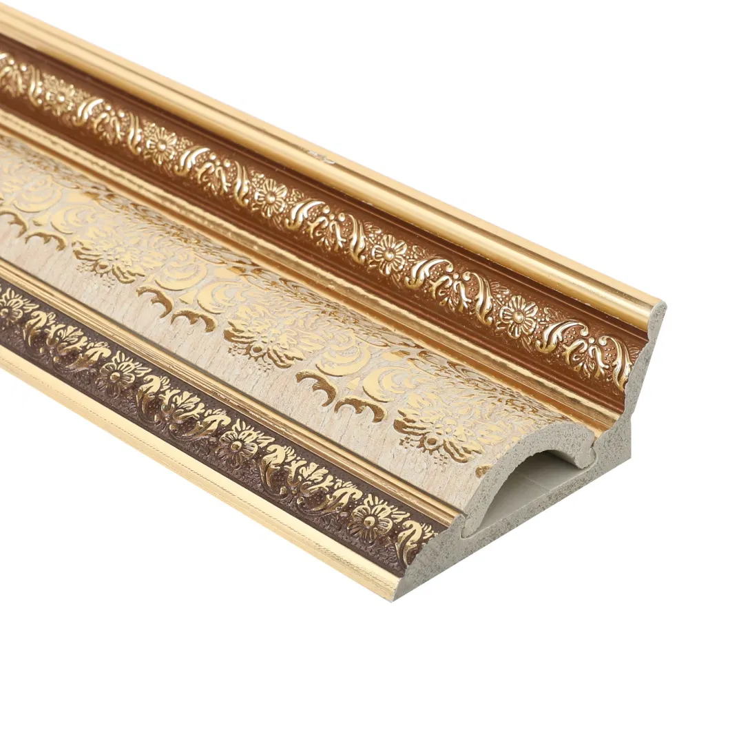 Hot Polyurethane Corner Decorative Crown Cornice PS Crown Molding for Wall Decoration