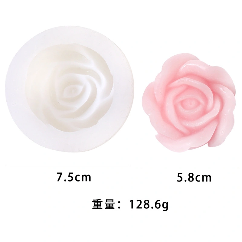 New Silicone 3D Drip Molds DIY Flower Aroma Candle Mold Silicone Plaster Molds