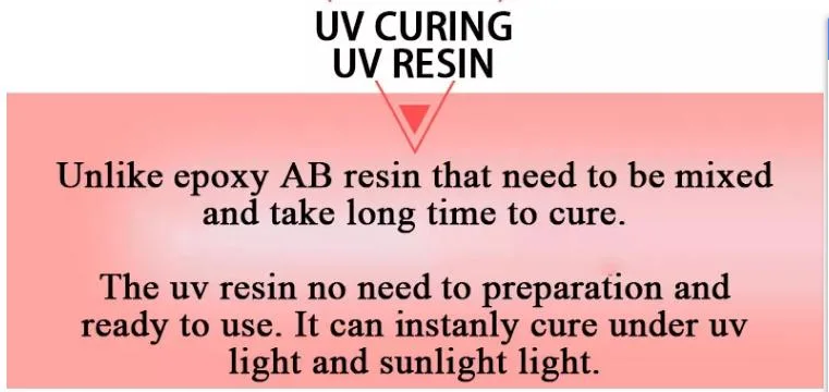 Solar Curing UV Epoxy Resin for Resin Mold Jewelry Making