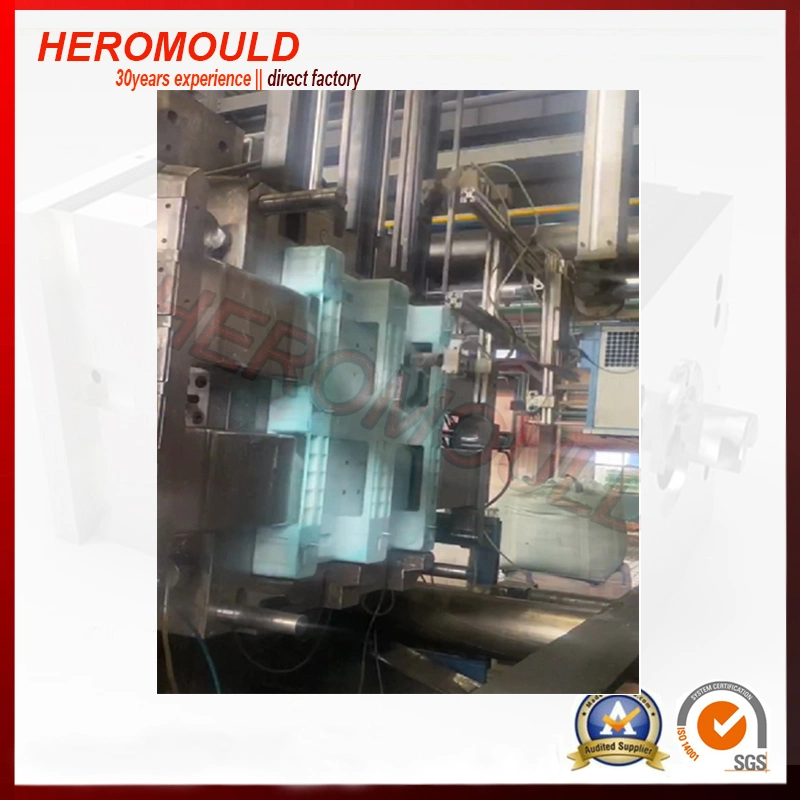 Plastic Injection Moulds Large Logistic Heavy Duty Customized Stardard Rackable HDPE Pallet Mould Heromould