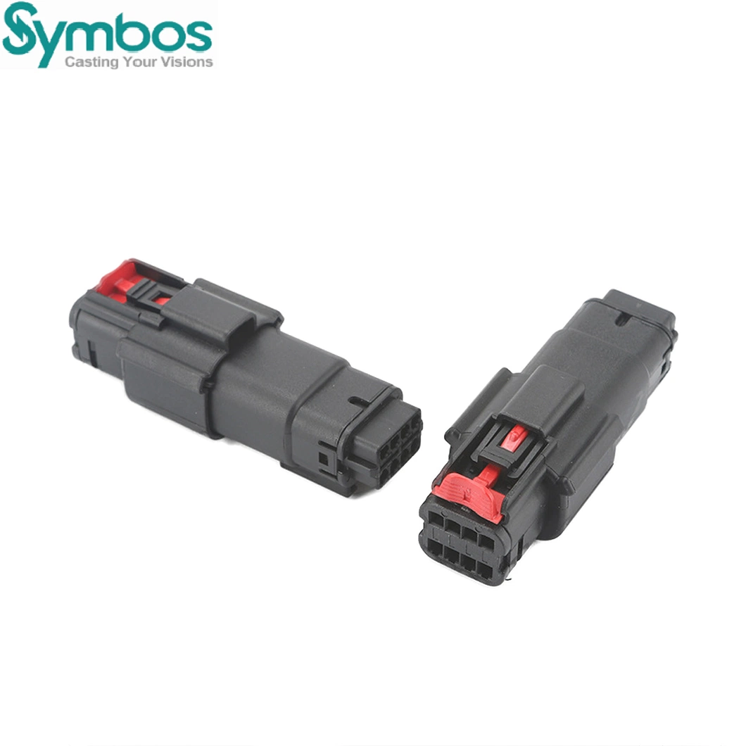 High Precision PA66/PBT+30GF Peek Auto Precision Terminal Connector Electric Auto Wireharness Housing Connector Plastic Injection Molding Mould
