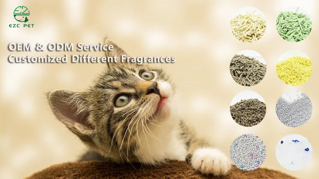 Pet Cleaning Cat Products Clumping Odor Control Small Ball Shapes Bentonite Clay Natural Sodium-Based Mineral Broken Pet Sand Crush Bentonite Litter