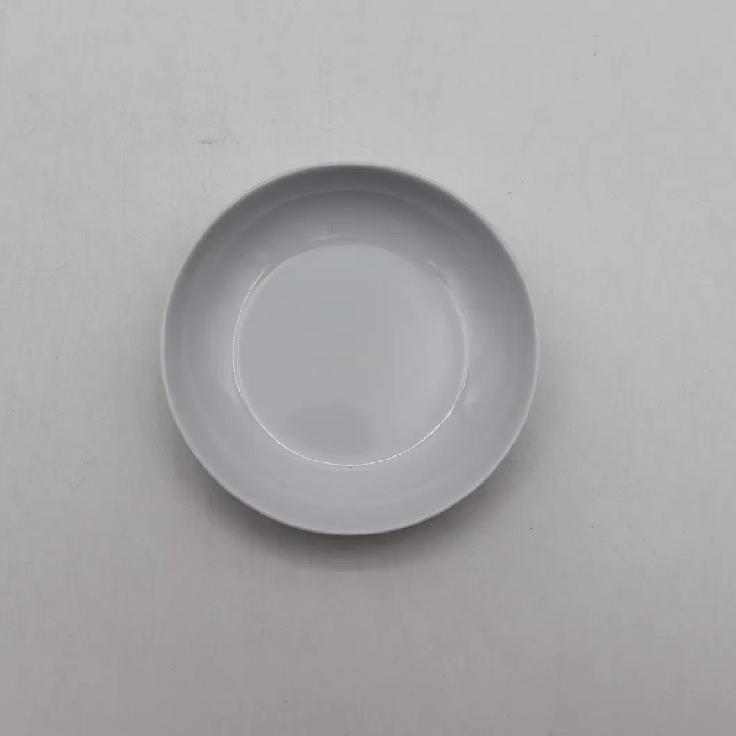 Solid Color Round Shape Melamine Plate for DIP