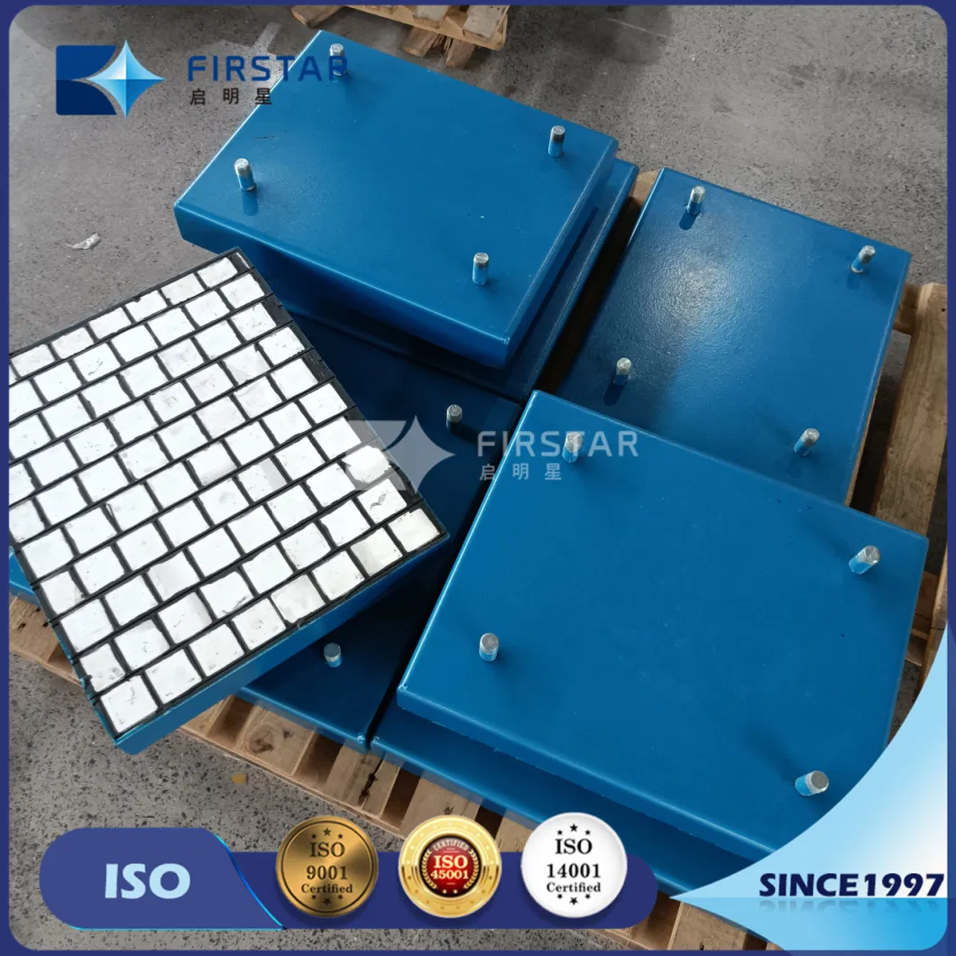 Super Wear Resistant and Impact Resistant Silicon Carbide Liner Plates Customised Shape and Sizes