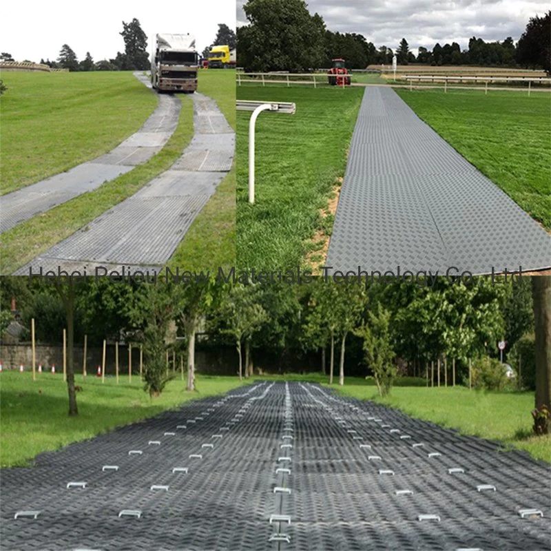 Temporary Road System Extruded Durable Anti Slip HDPE Ground Protection Mats