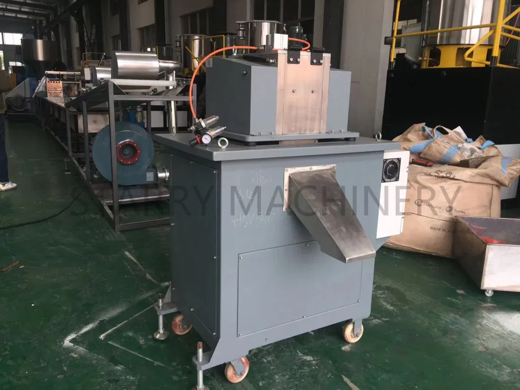 PP PE HDPE LDPE PC PS ABS Single Screw Pelletizing Extruder Pelletizer Line Double Stage Film Bag Bottle Flakes Granulator Waste Plastic Recycling Machine