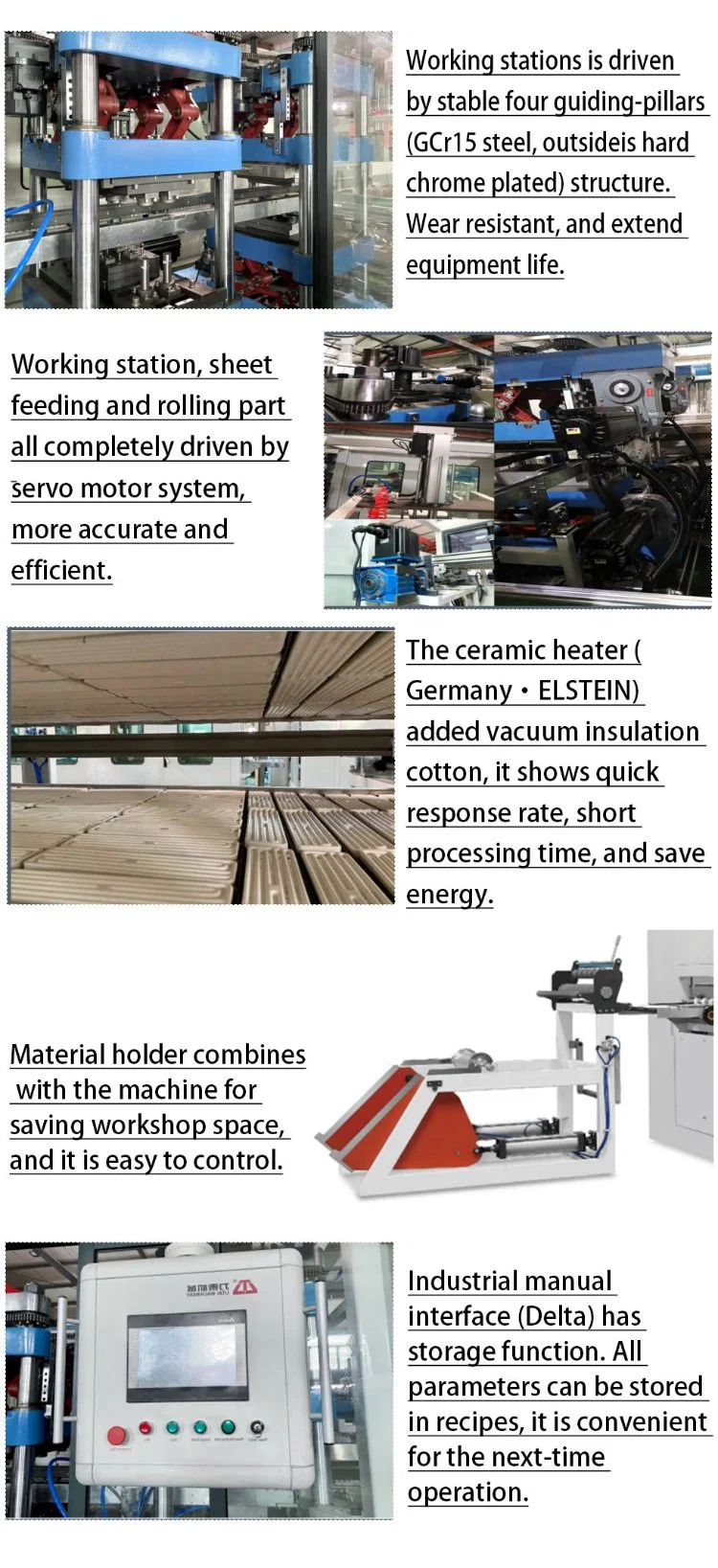 Litai New Upgrade Energy-Saving High Speed Transparent Cake Tray Automatic Making Production Line Machine Replaceable Mold