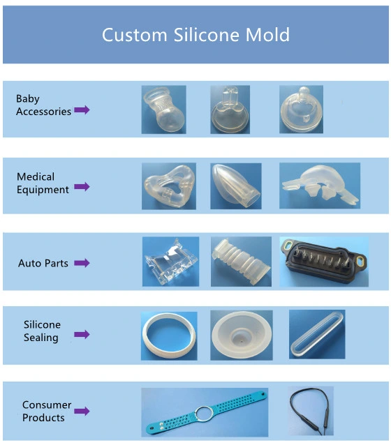 Custom Manufacturing Rubber Molds for Compression Molding Transfer Injection Rubber Silicone Tooling