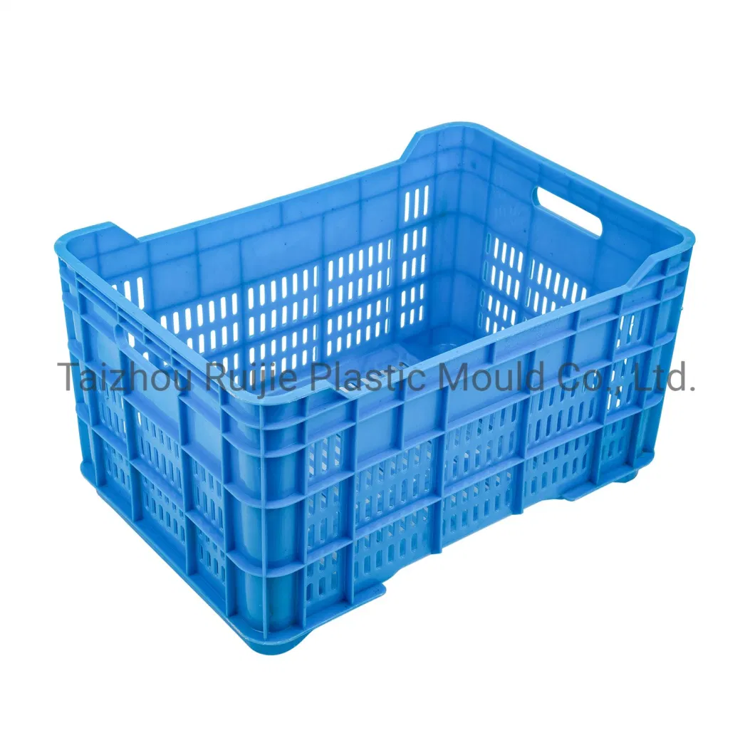 Custom Precious Plastic Resin Crate Mold Tool Storage Turnover Box Injection Mould