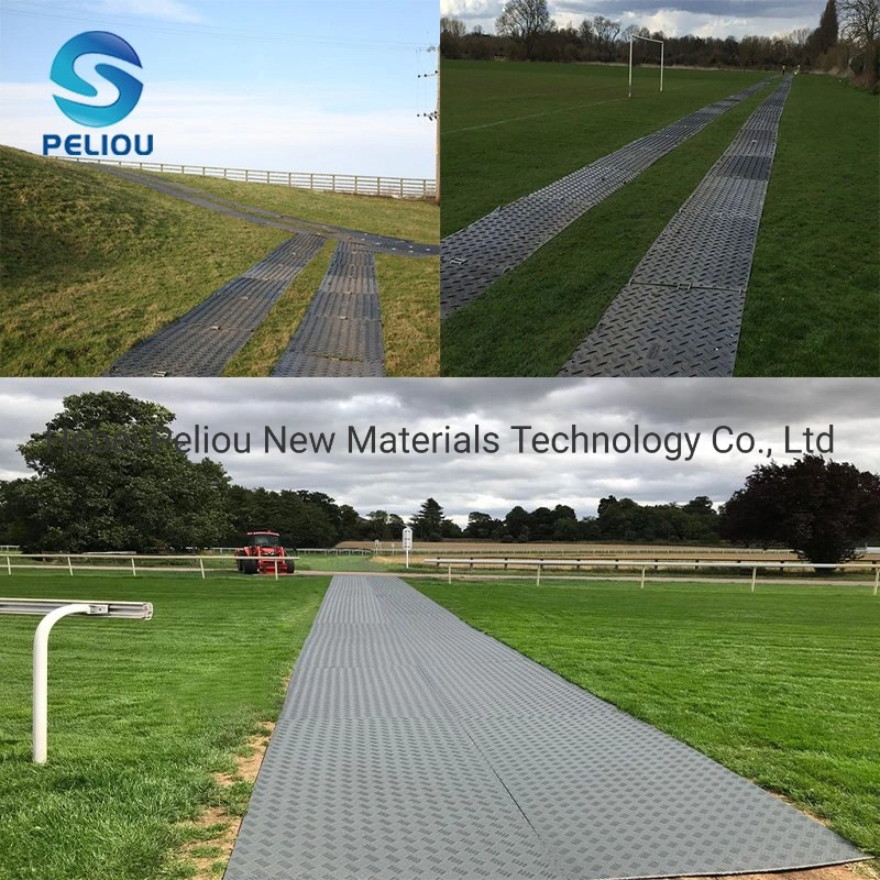 Temporary Road System Extruded Durable Anti Slip HDPE Ground Protection Mats