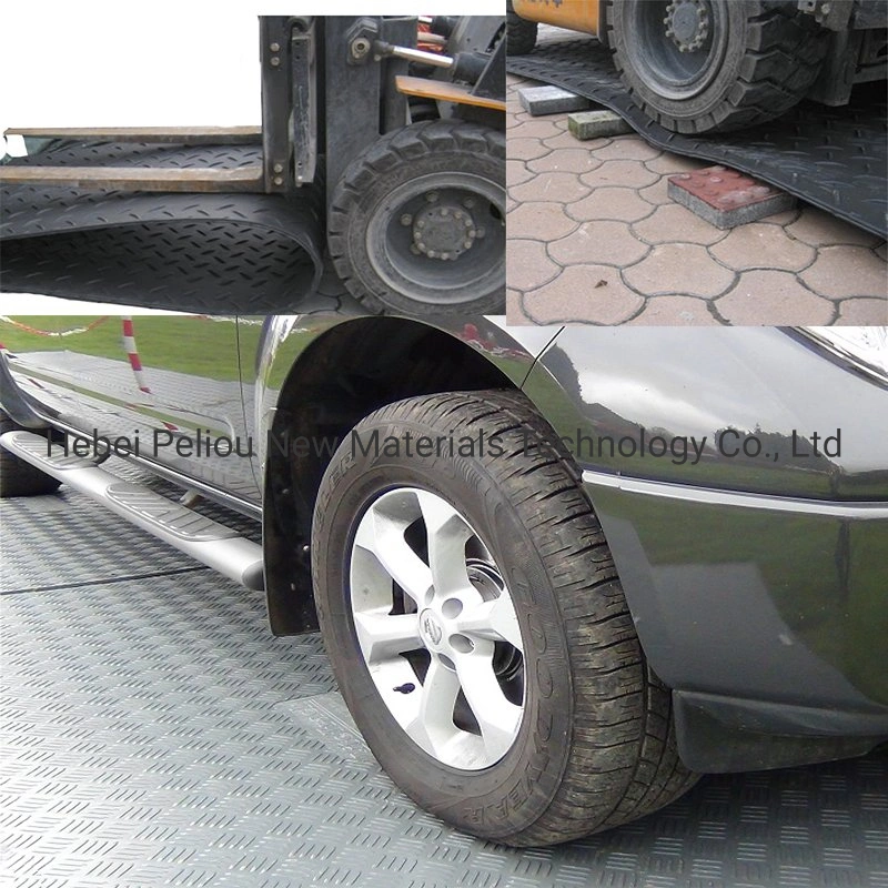 Temporary Road System Extruded Durable Anti Slip HDPE Ground Protection Mats