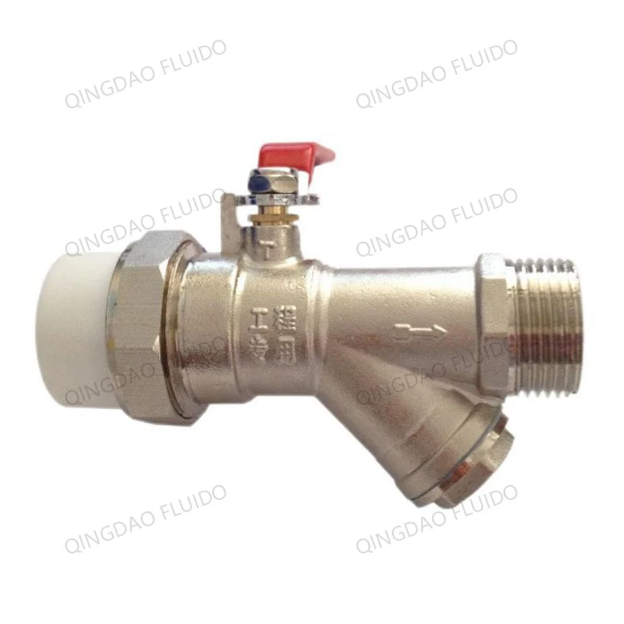 Plastic Factory Plumbing Materials PPR Pipes for Pipe Fittings All Types of PPR Fittings Double Union Brass Valve