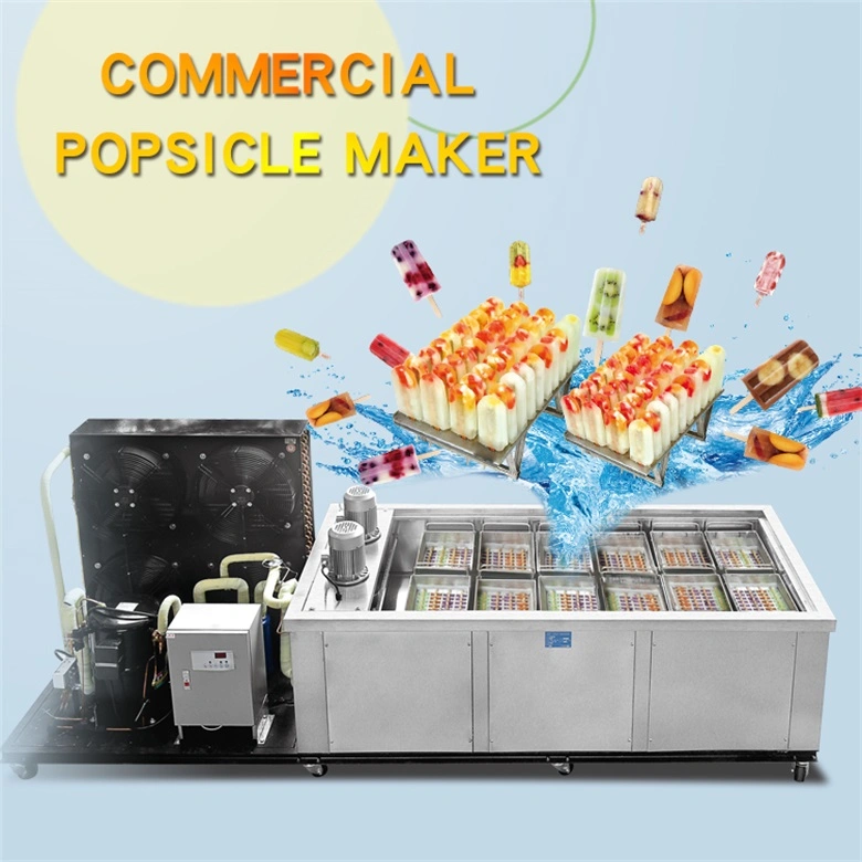 12 Mold Ice Lolly Making Machine Ice Popsicle Maker with Ce