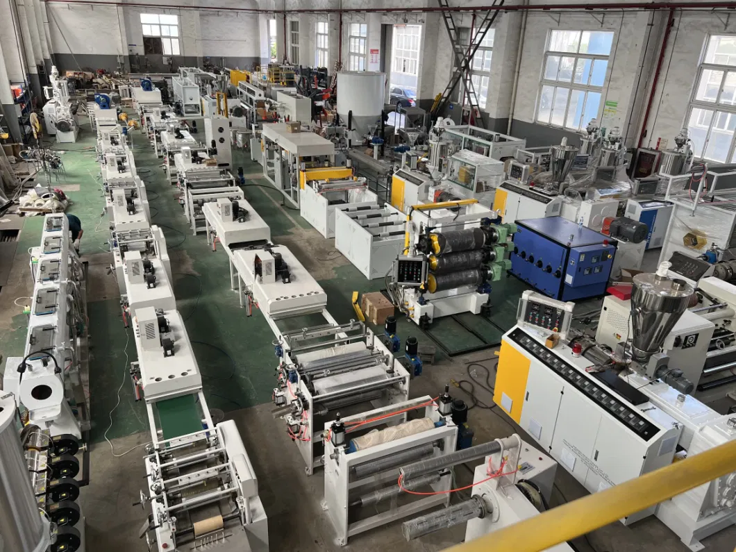 Plastic PVC, PPR, PE, HDPE, UPVC, CPVC Water Pipe Electric Hose Conduit Drain Pipe Production Extrusion Line Recycling Corrugated Tube Extruder Making Machine