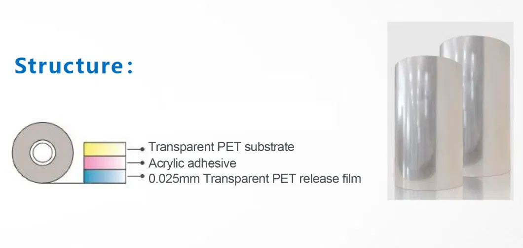 75um Pet Fluorosilicone Release Liner for Acrylic Psa Die Cutting