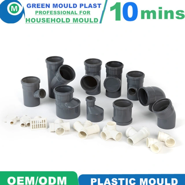 High Quality PVC PE PPR Plastic Injection Collapsible Core Pipe Fitting Mould