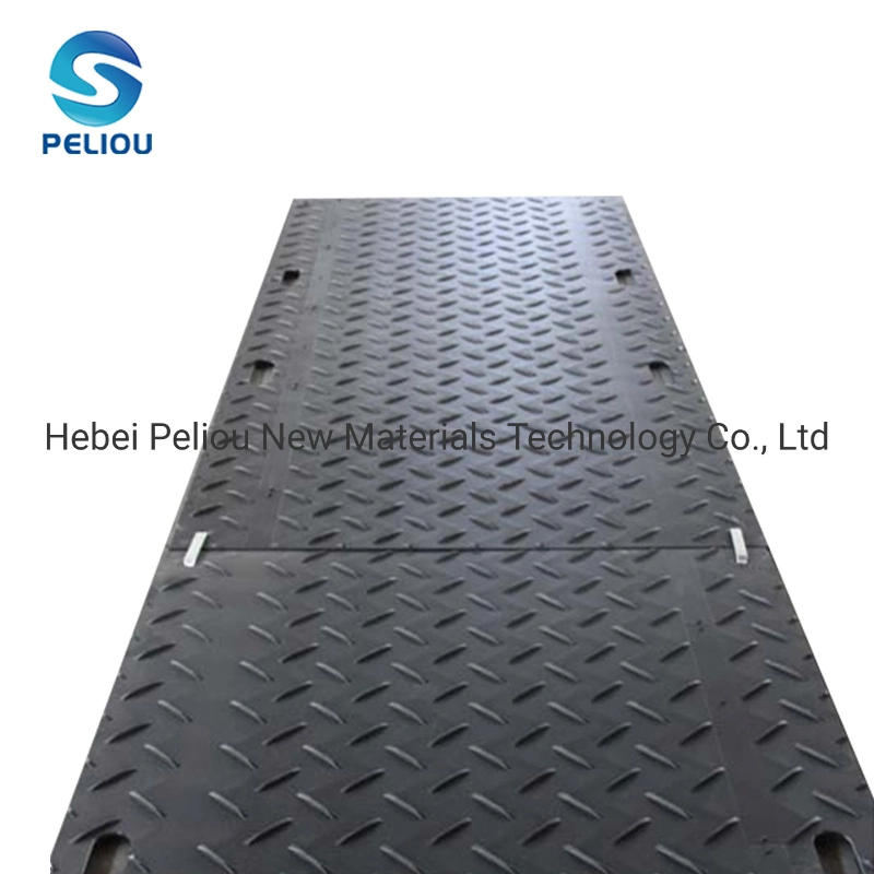 Temporary Road System Extruded Durable Anti Slip HDPE Ground Protection Mats