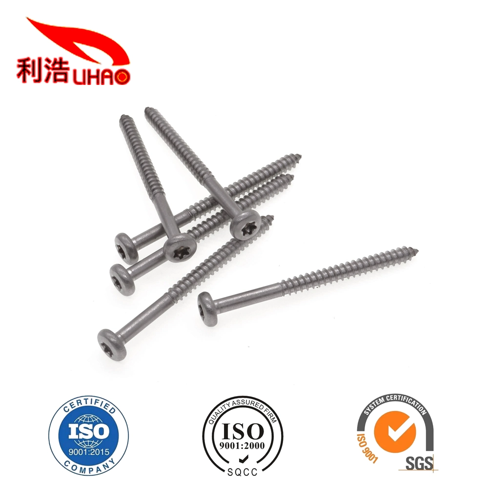 St4*50 Stainless Steel Torx Pan/Round Head Half Thread/Tooth Self-Tapping/Wood Screw