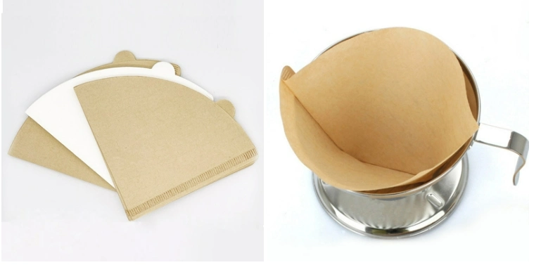 V Shape Drip Coffee Filter Bag Cone Coffee Filters Paper