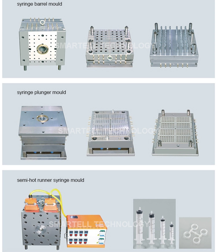 Smartell 2 Part Medical Syringe Production Injection Mold