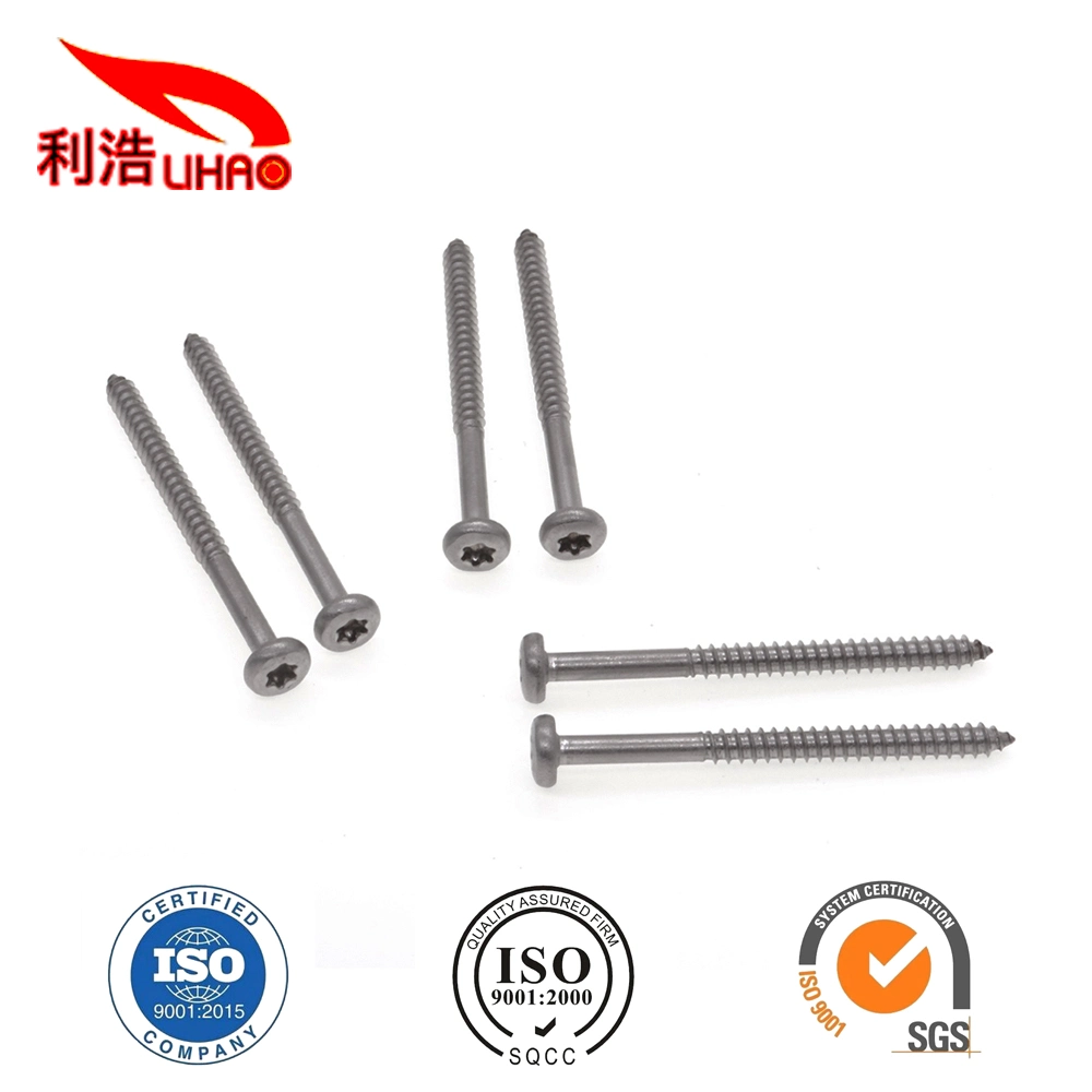 St4*50 Stainless Steel Torx Pan/Round Head Half Thread/Tooth Self-Tapping/Wood Screw