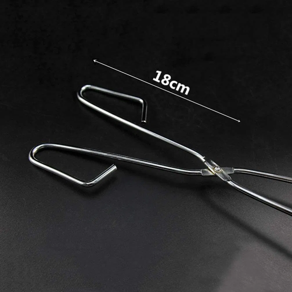 Pickup Tools Long Handle Clips Scissor Shape Tongs Barbeque Grilling Tong Stainless Steel Garbage, Trash, Broken Glass, Leaves, Log Grabber Picker Bl13759