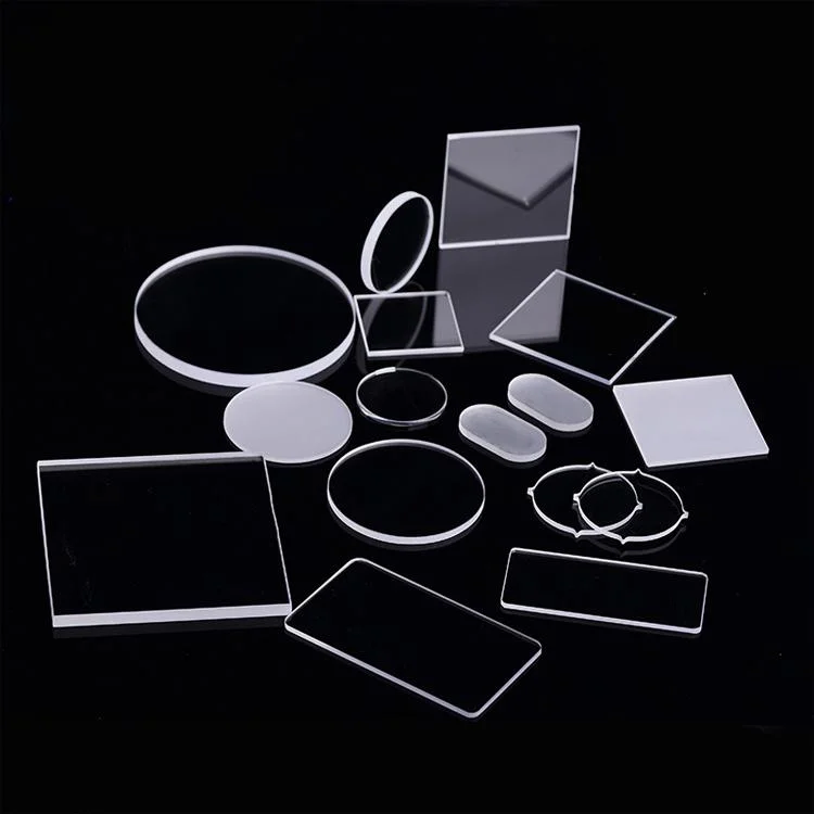 Round Shape Quartz Clear Plate Fused Silica Wafer