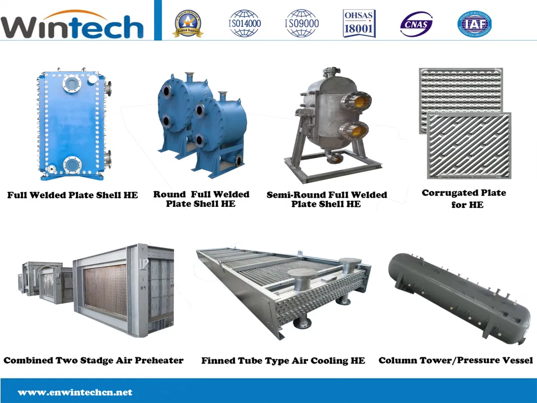 U Shape Shell and Tube Heat Exchanger with ASME U Stamp, Suitable for High Pressure High Temperature Duties