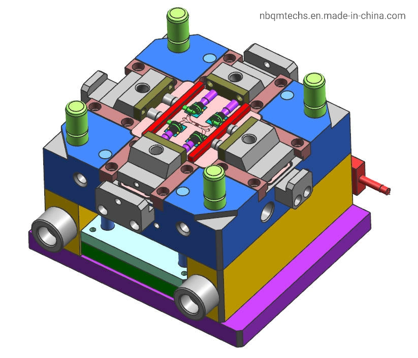 Sample Customization Plastic Precision Mold for Fittings Connector Molds Plastic Valve Mould PA66 +GF Mould