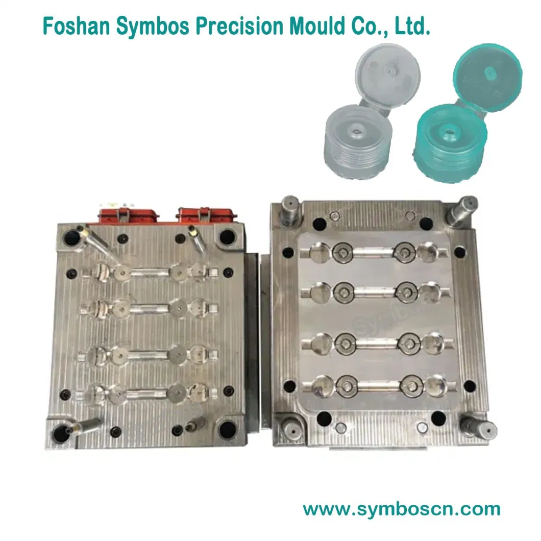 Professional OEM Complex Inner Outer Teeth Plastic Injection Mould Molding for Bottle Cap Screw Cap Plastic Flip Cap House Hold Products with Cap