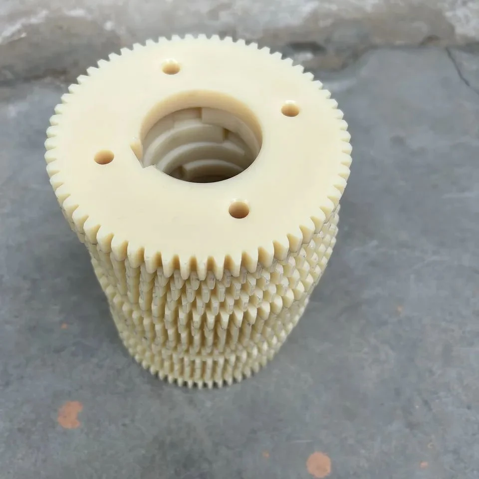 Customized OEM ODM Nylon Plastic Parts Molding Factory Injection Plastic Molded Plastic Corners Mc Nylon Gears