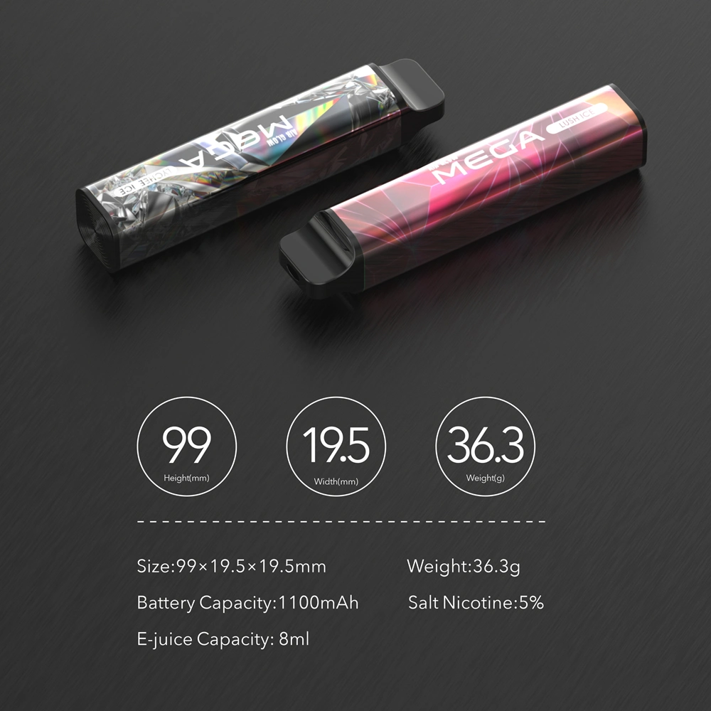 Cube Shape Flavored Vape Pen Custom Vape Pen Design