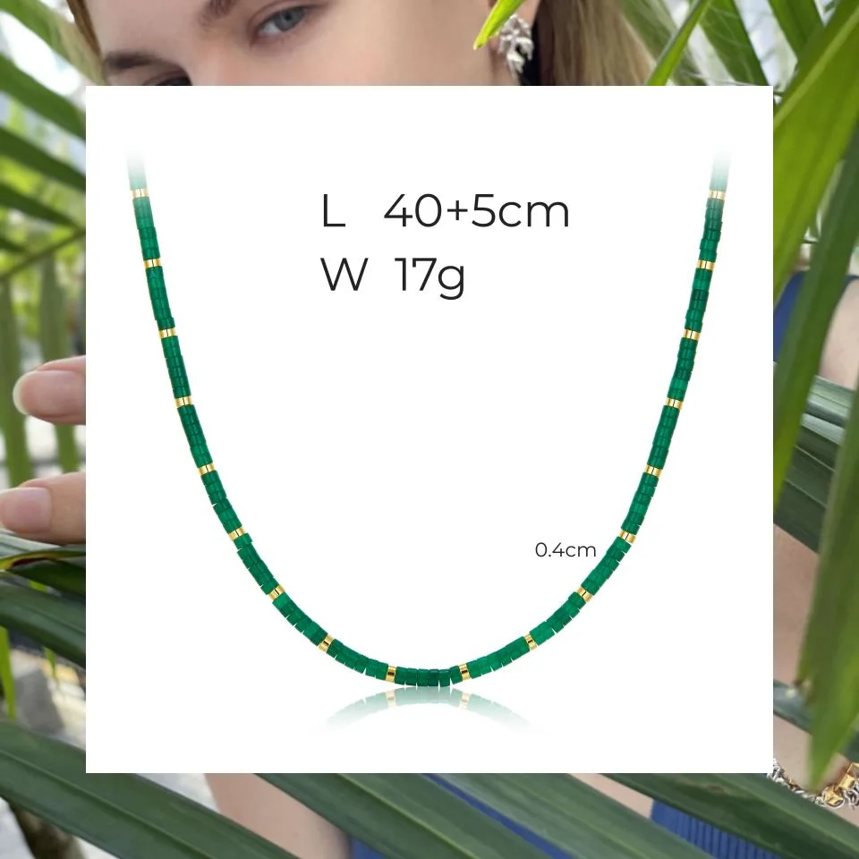 2023 New Wholesale Malay Jade Onyx Natural Stone Necklace 18K Gold Plated Pendant Necklace for Women Minimalist Fashion