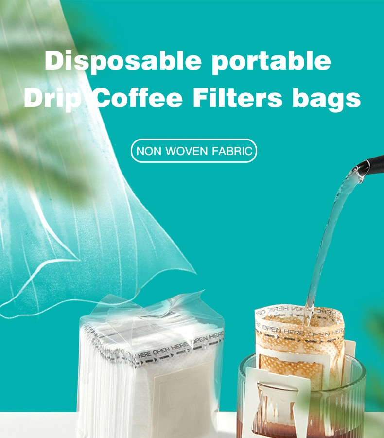 Conic Shape Non-Woven Disposable Portable Drip Coffee Filters Suitable for Travel