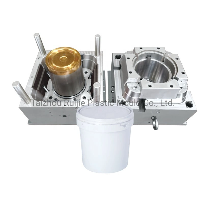 Sample Customization Commodity Plastic Injection Bucket Mould Manufacturers for 20 Liter Paint Round Pail Mold