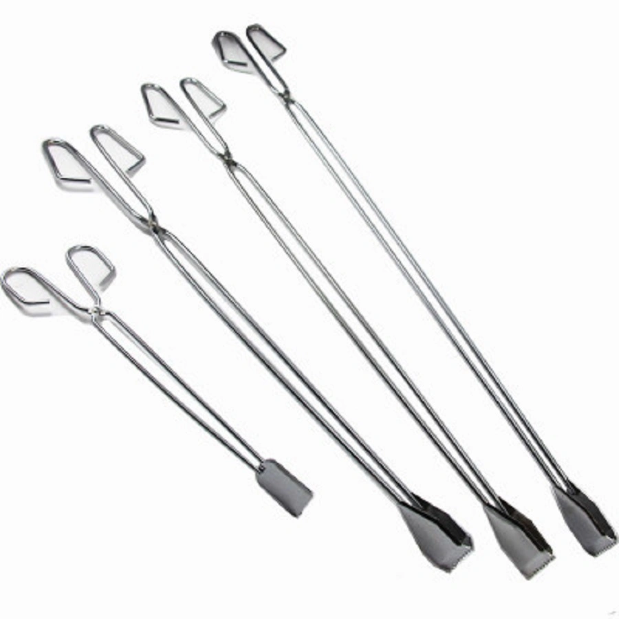 Stainless Steel Garbage, Trash, Broken Glass, Leaves, Log Grabber Picker, Pickup Tools Long Handle Clips Scissor Shape Tongs Barbeque Grilling Tong Wbb13759