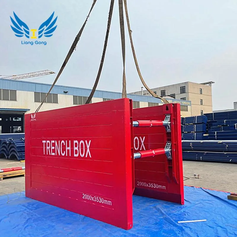 Lianggong Formwork Steel Shoring System Formwork Construction Trench Box