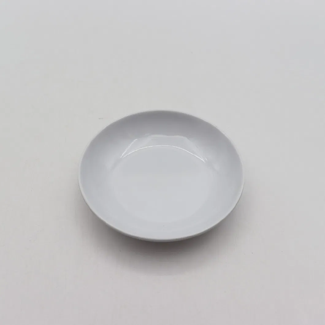 Solid Color Round Shape Melamine Plate for DIP