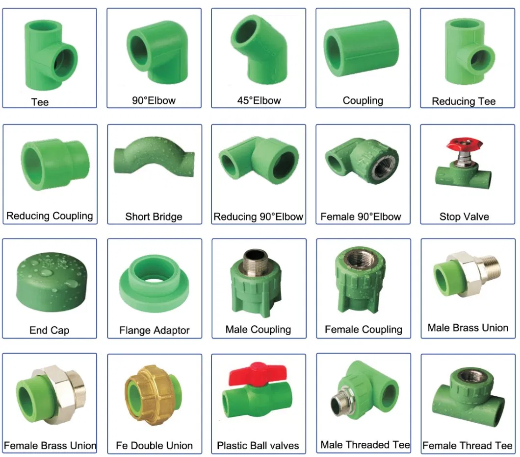 China Supplier Reasonable Price 50mm PPR Pipe and Fittings Thickness