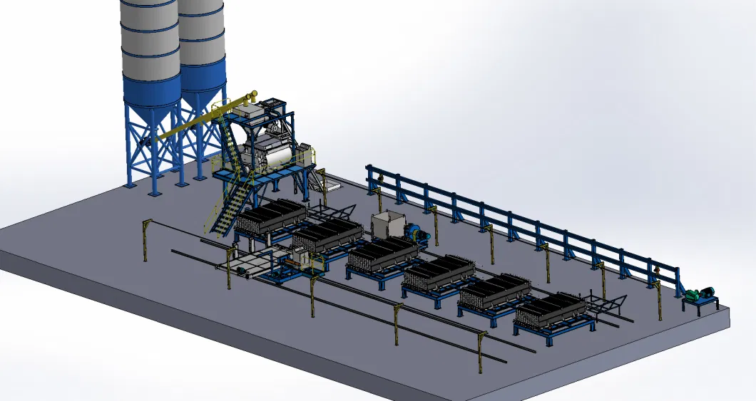 Foamed Concrete Hollow Core Slab Machine