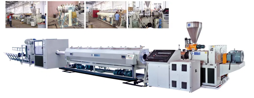 PVC Pipe Fitting Twin Screw Extruder Production Line High Quality PP PE PPR Pipe Making Machine