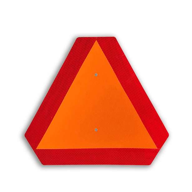 50*50cm Square Shape Reflective Rear Plate for Vehicles Safety Marking with Rubber Edge